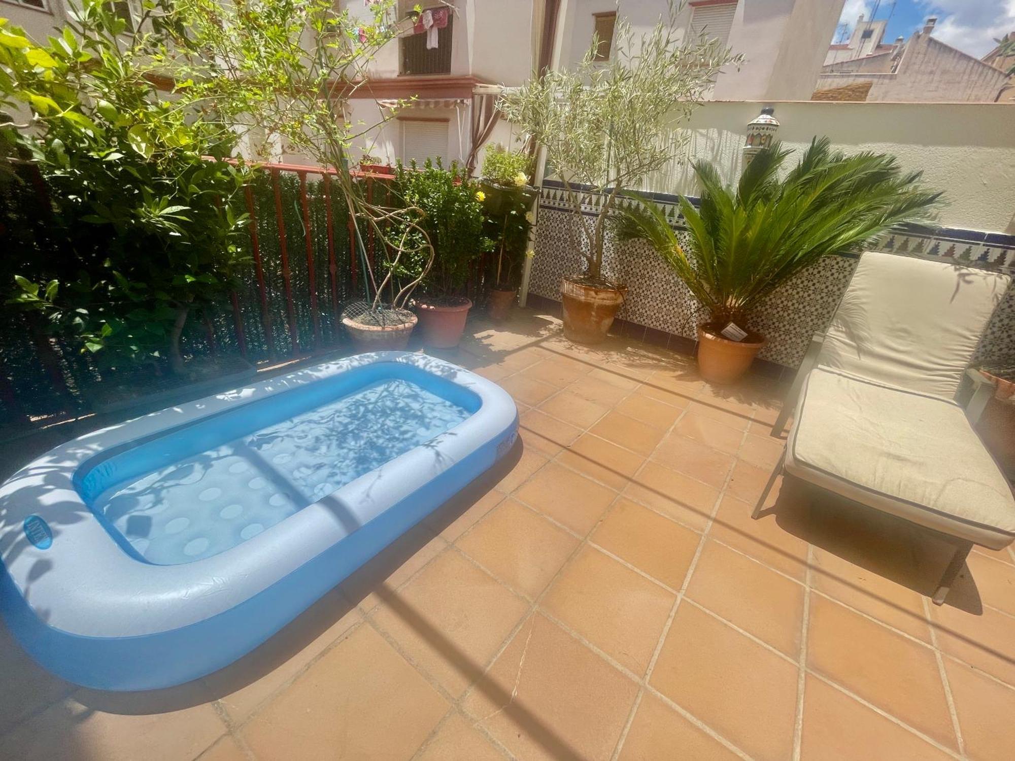 Maravilloso Apartamento Centrico De 70M2, Jardin Propio 40M2 Con Piscina Para Ninos Y Parking Opcional Μάλαγα Εξωτερικό φωτογραφία